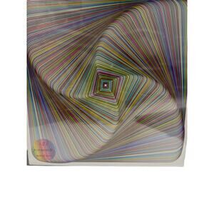 Bgraamiens Twisted 3D Colorful Squares Puzzle NIP
